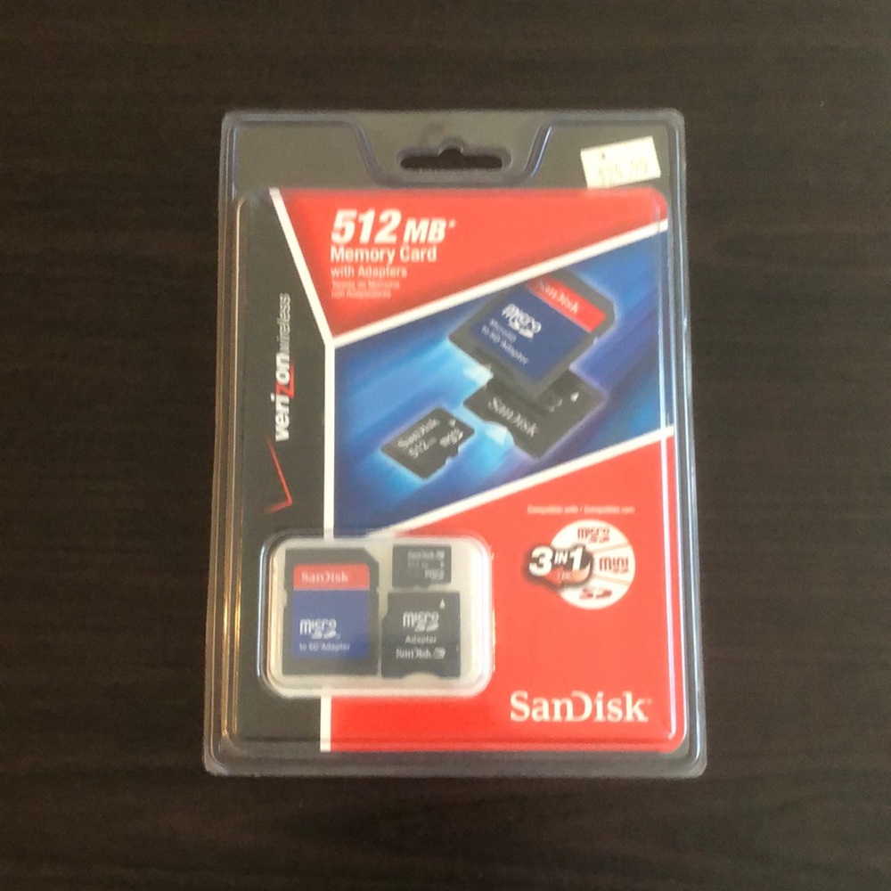 Memory Card SanDisk 512 MB Verizon Wireless